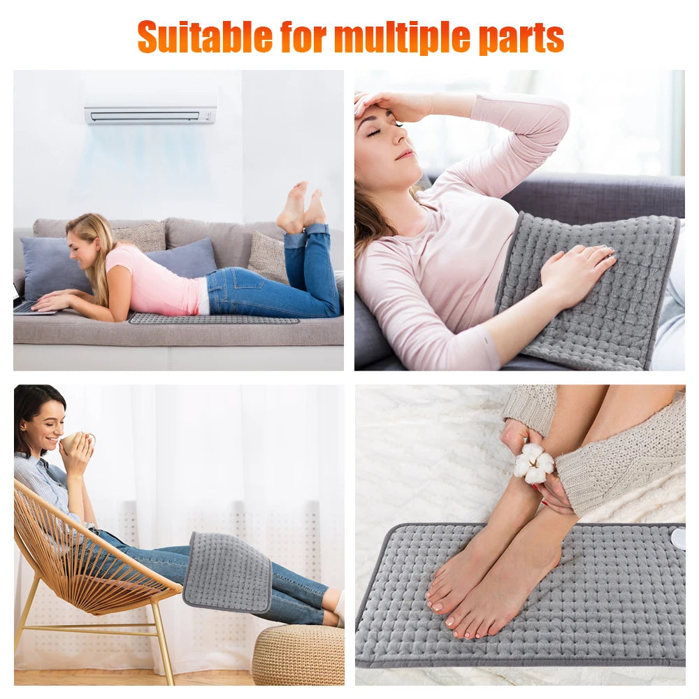 50x100cm Electric Heating Blankets Washable Winter Keep Warm Heating Pad Abdomen Waist Back Pain Relief Physiotherapy Blanket