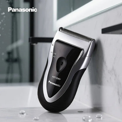 Panasonic Electric Razor For Men, Battery-Operated Travel Shaver, Cordless Wet Dry Lightweight Shaver with Ergonomic Grip ﻿