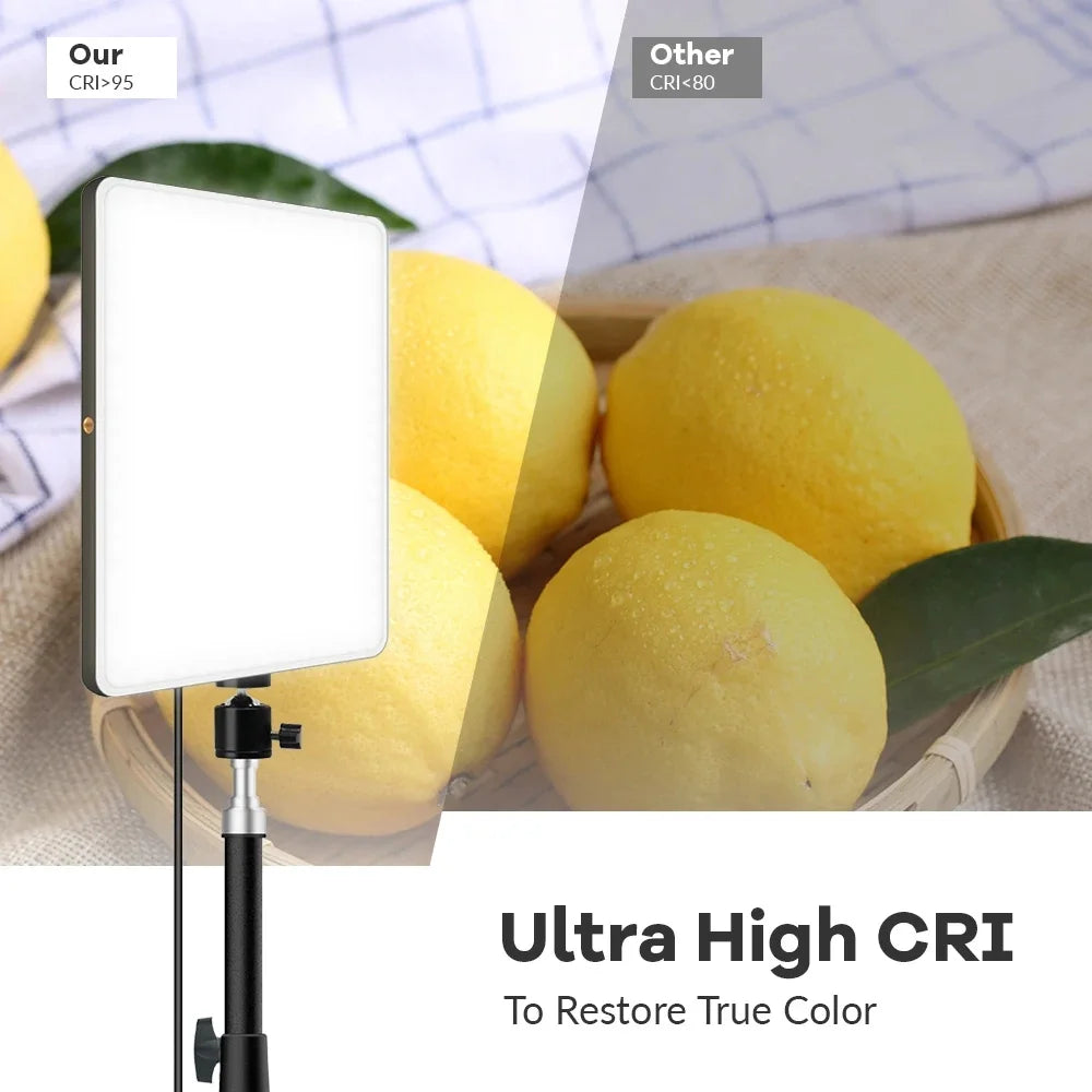 MEUYAG 11 Inch 2700K-6500K LED Panel Light Photographic Lighting Portable Video Fill Light for Photography Shooting