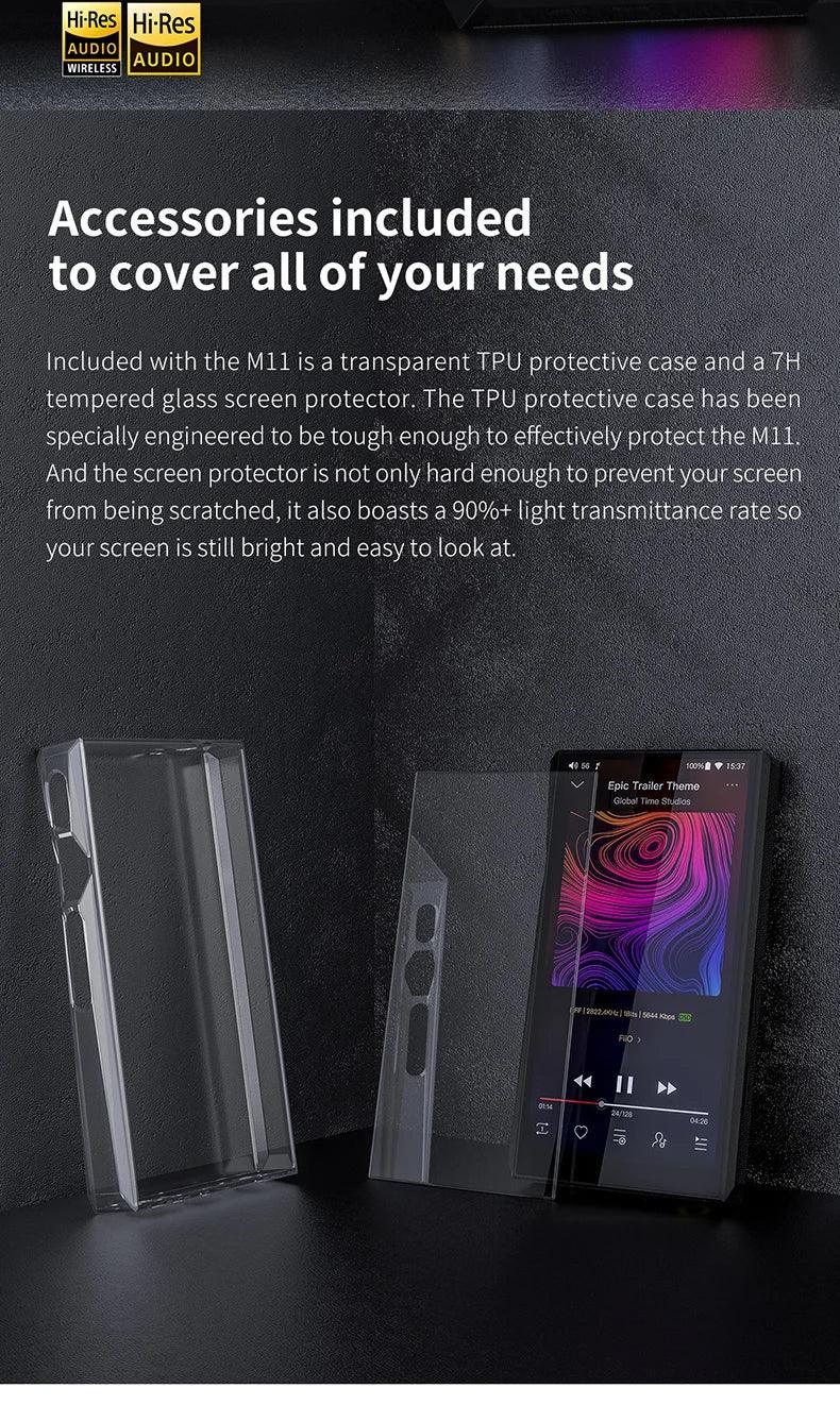 Zycbeautiful for fiiO M11 HIFI Music MP3 Player with Balanced Output/Support WIFI/Air Play/Spotify