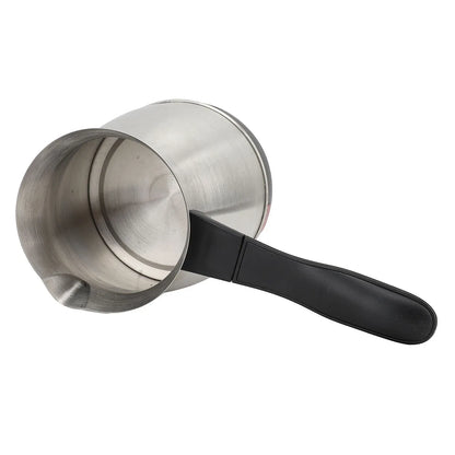 600ML Stainless Steel Electric Coffee Pot with Ergonomic Handle Turkish Coffee Maker Kettle for Home