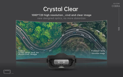 SKYZONE COBRA LITE V2 Diversity 480*272 G0ggle Steadyview RapidMix Receiver Head Tracker DVR Video Glasses RC FPV Racing