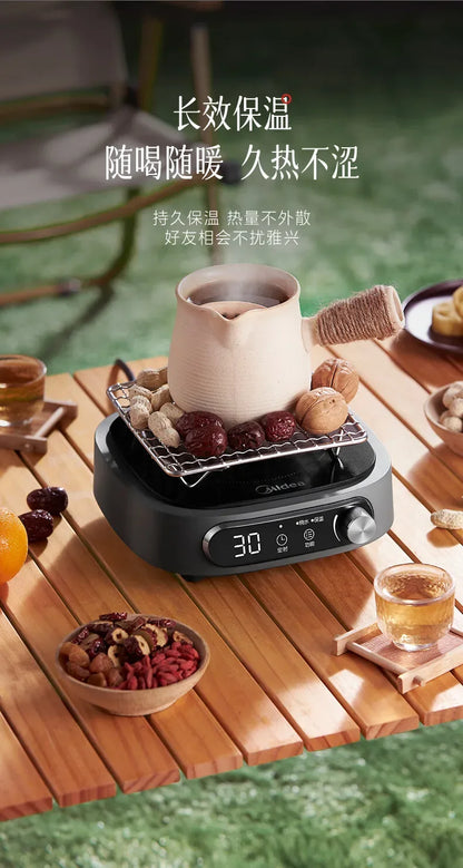 Midea Induction Cooker with Infrared Radiation Heating Low Radiation Household Hot Pot Stove for Tea Cooking 800W Power 220V