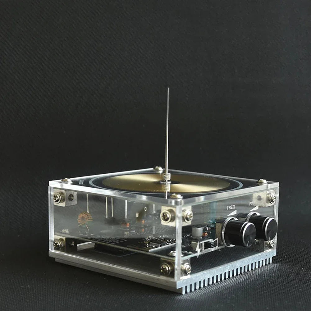 Tesla Coil Speaker Plam Music Loudspeaker Wireless Lighting High Frequency Pulse Test Apparatus for Experiment Science Education
