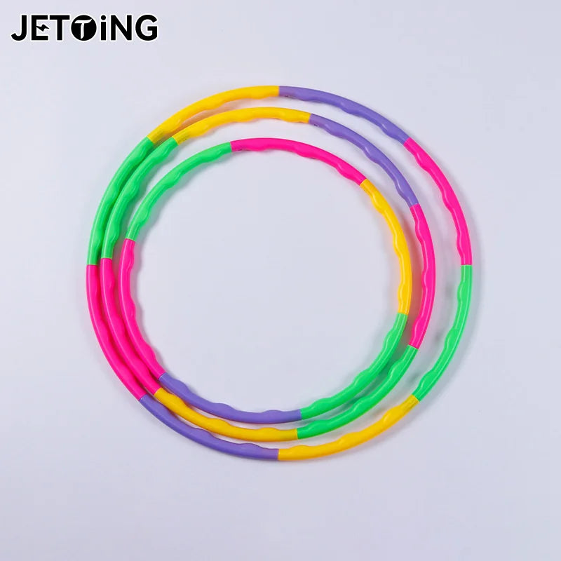 Sport Removable Color Hoop Equipment For Children Portable Exercise Plastic Fitness Training Circle Children's Best Gifts