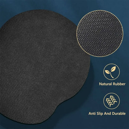 Gift Leopard Mouse Pad Ergonomic Gel Wrist Support Grey Non-Slip Base Wrist Rest Pad Typing and Pain Relief