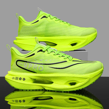 Running Shoes Men Sports Carbon Board Marathon Breathable Light Comfort Women Athletic Sneakers Jogging Tenis Air Cushion 2026