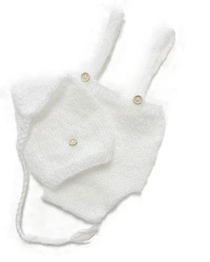 2pcs/set  Crochet Newborn Outfit  Newborn Photography Props Knitted Wool Hat Clothing Costume  Shooting  Bebes Accesorios