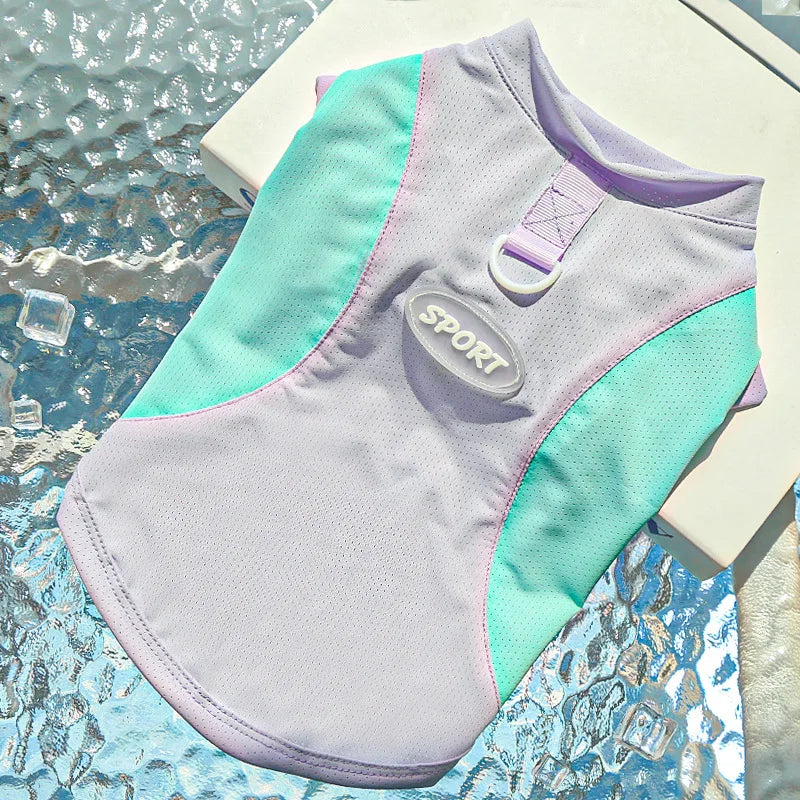 Breathable Mesh Pet Dog Vest Dog Summer Clothes Thin Cooling T Shirt Chihuahua Bichon Costume Cat Clothing Girls Puppy Shirt New