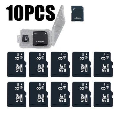 10PCS TF Card Class10 128GB 256GB cartao de memoria 32GB 64GB 16G SD Card 8G 4GB 2GB Flash Memory Card for Digital Devices