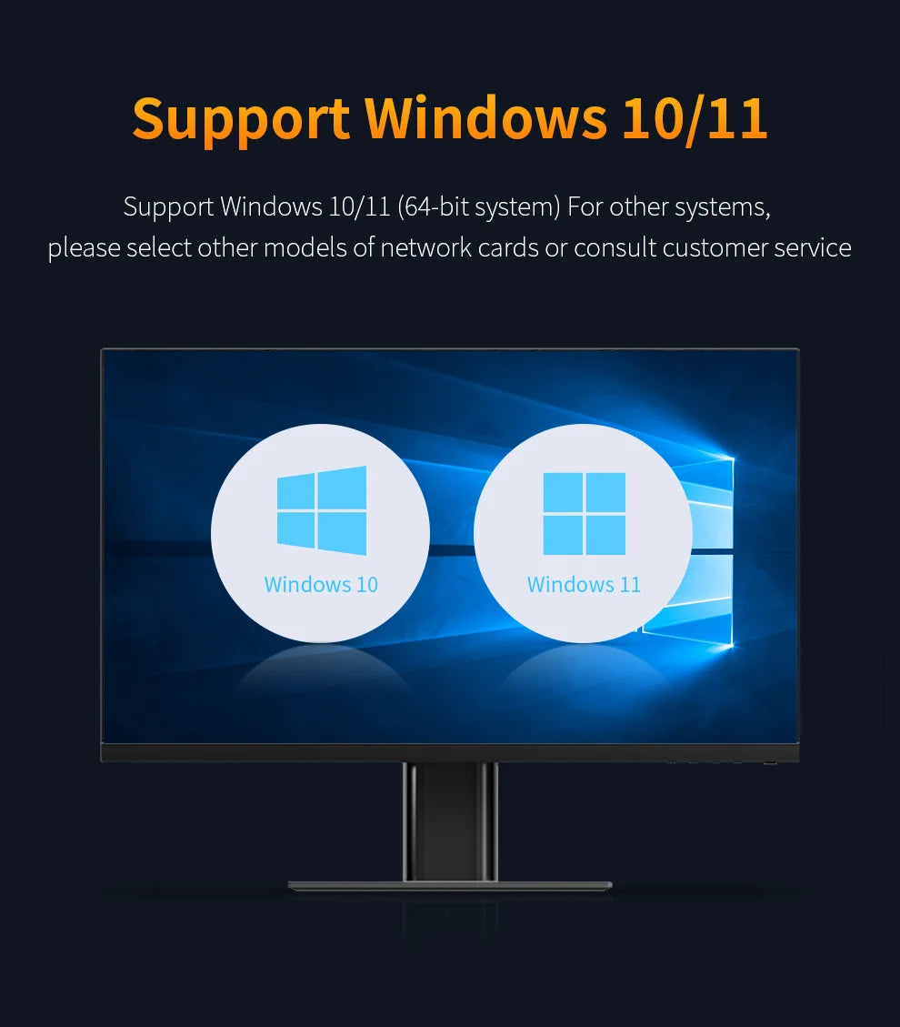 COMFAST USB WiFi 7 Wi-fi adapter 6452Mbps Network Card USB3.0 Tri-band Wifi Dongle 2.4G/5.8G/6G Driver-Free For PC Win10/11