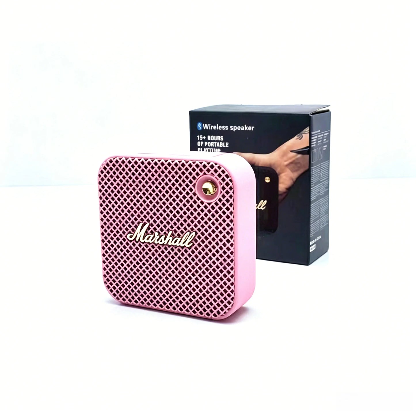 2026 Marshall Mini Retro Bluetooth Speaker, Compact Subwoofer, Portable & Long Battery Life for Outdoor Use