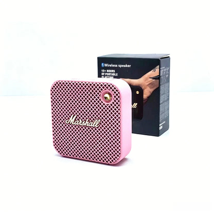2026 Marshall Mini Retro Bluetooth Speaker, Compact Subwoofer, Portable & Long Battery Life for Outdoor Use