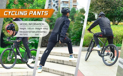 WEST BIKING Cycling Pants Spring Summer Outdoor Sports Pants Breathable Comfortable Cycling Running Trousers Men Bicycle Pants