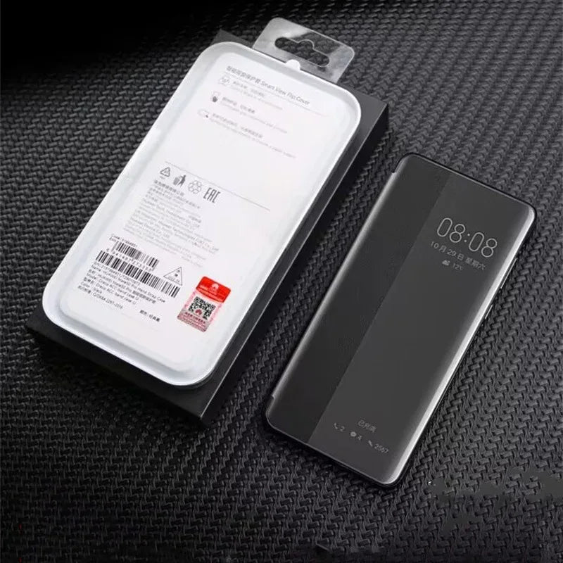 Original Huawei P30 Smart Wake Chip Mirror Phone Case For Huawei P30 PRO / P30 Smart View Clear Mirror Flip Cover Fundas Capa