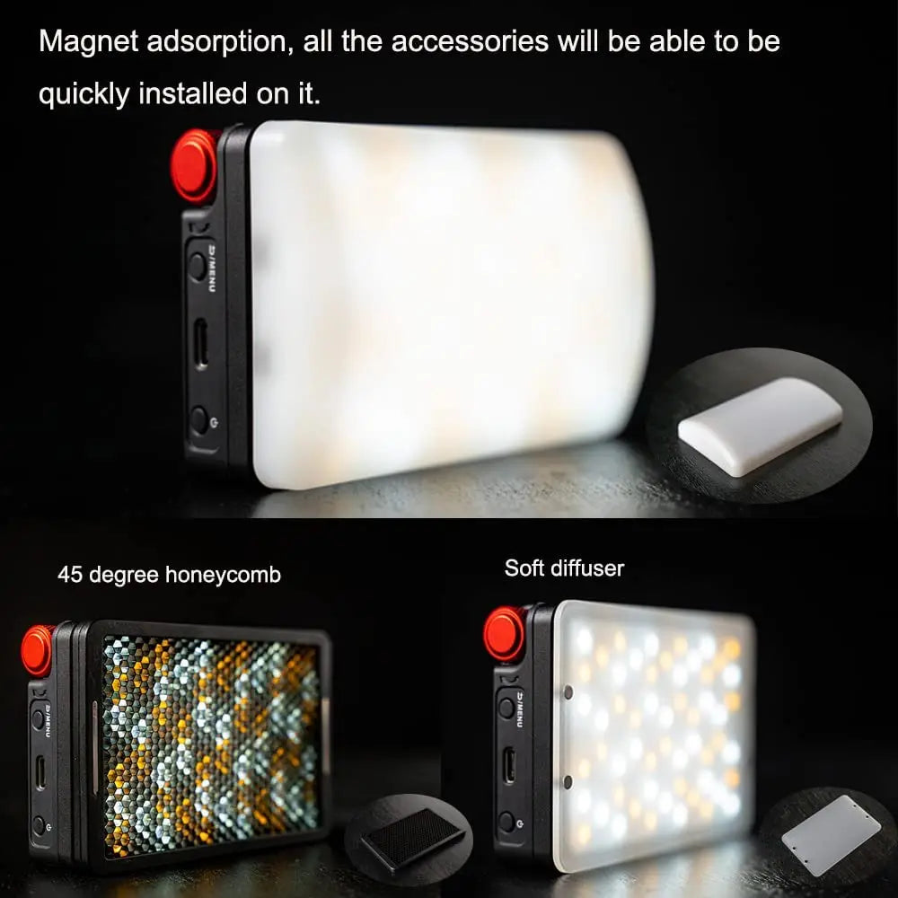 Aputure MC Pro RGBWW LED Light, 2000K-10000K Support Magnetic Attraction IP65 Protection 15 Built-in Light Effects App Control