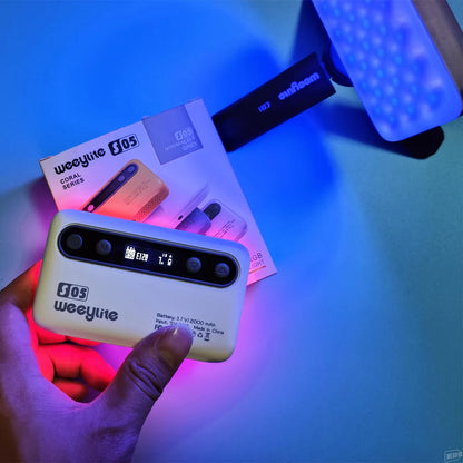 VILTROX Weeylite S05 Full-Color RGB Fill Light Led Live Photography Video VLOG Atmosphere Color-Changing Lighting App To Control