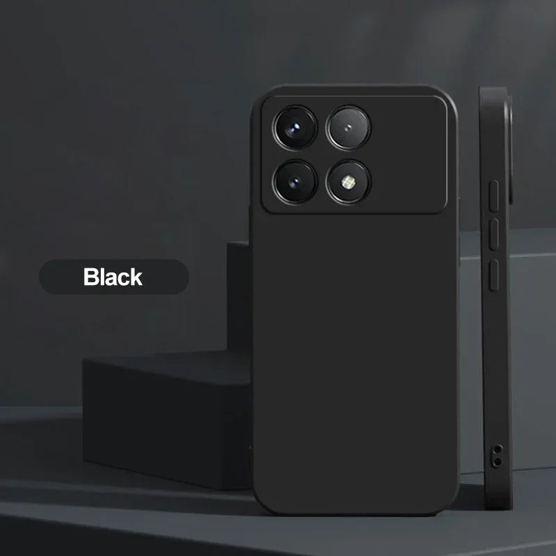 Poco X6 Pro Case Liquid Silicone Phone Case For Xiaomi Poco X6 Pro Poco X 6  X6Pro Pocox6 Pro 5G Shockproof Soft Cover