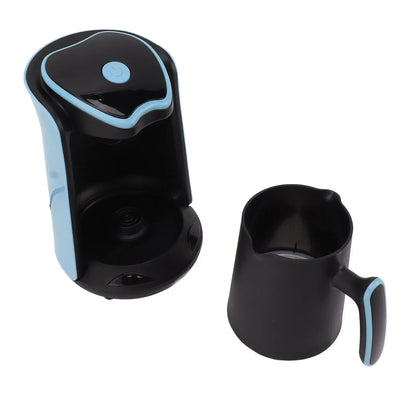 500ml Coffee Pot Stainless Steel Electric Thermal Coffee Maker for Office Blue