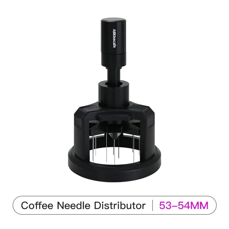 ALIKISSCAFE WDT Tools Rotary 51mm 54mm 58mm Espresso Stirrer Needle Distributor Magnetic Coffee Maker Accessories Barista Tools