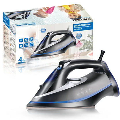 Electric Steam Iron Home Appliance Handheld Cloth Iron for Clothes Ceramic Plate Large Steam 2200W for household
