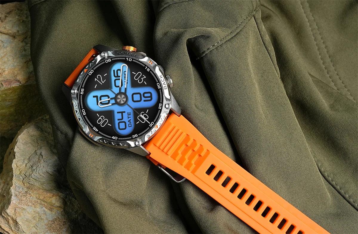 LIGE New Military For T-Rex 3 Ultra Smart Watch 1000mAh Battery IP68 Waterproof Compass Flashlight Sports Tracker Smartwatch Men