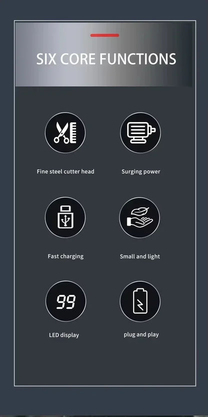 Kemei Professional Electric Hair Clippers Beard Clipper Rechargeable Men's Shaver Hair Trimmer KM-2628 KM-678 KM-2024 Clipper