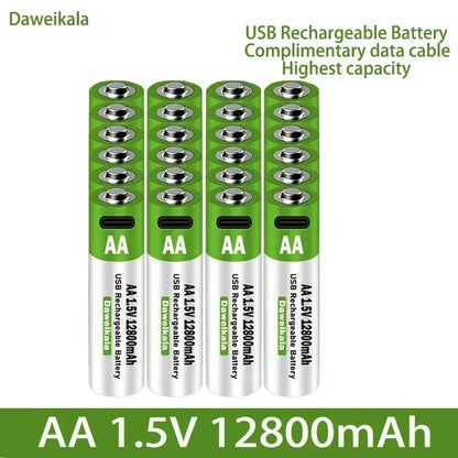 Lithium Rechargeable Battery Lifepo4 Aa and Aaa High Performance Rechargeable Batteries Power Bank Recharable Usb Lipo4 Original