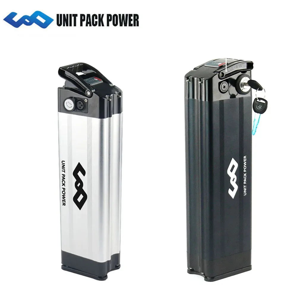 Silver Fish Ebike battery 36V 13Ah 17.5AH Electric Bicycle Battery 18650 Pack for 250W 350W 500W 750W Motor Kit