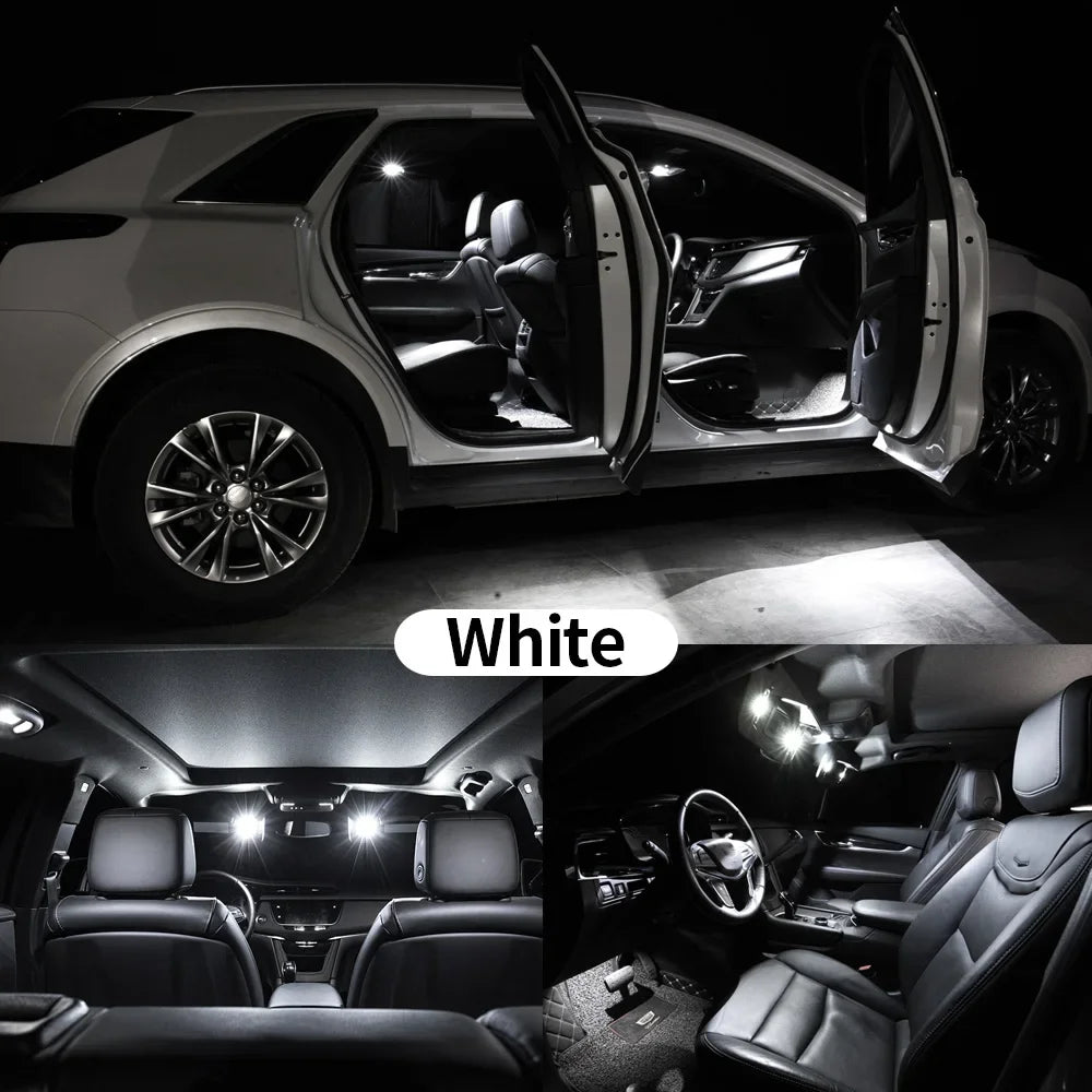 BADEYA 10Pcs Canbus LED Interior Map Dome Trunk Lights Kit For Nissan NV350 2012 2013 2014 2015 2016 2017 Car Led Bulbs No Error