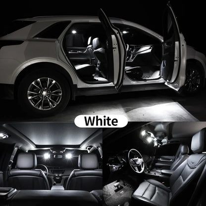 BADEYA 10Pcs Canbus LED Interior Map Dome Trunk Lights Kit For Nissan NV350 2012 2013 2014 2015 2016 2017 Car Led Bulbs No Error