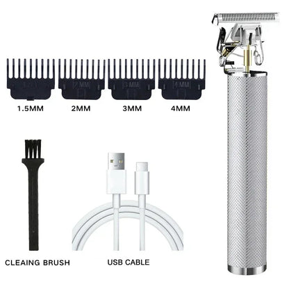 Electric Beard Trimmer for Men, Hair Cutting Machine, Rechargeable Hair Clipper, Barber Electric Shaver, Hot Sale