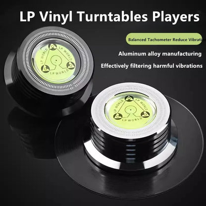 50Hz Alloy LP Vinyl Record Player Disc Turntable Stabilizer Level Aluminum Weight Clamp Music Player Consumer Electronics