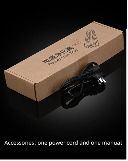 ATAUDIO HIFI Audio Power Filter Noise AC Power Filter Power 1500W 110V-250V  Purifier Surge Protection with EU Universal Outlets