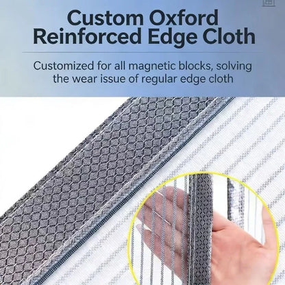 Diamond mesh mosquito proof door curtain, summer mosquito net, magnetic mesh curtain,self-adhesive,home use,no punching required