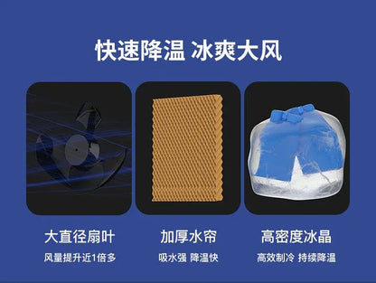 S1  Air Conditioner Fan Cooling Fan Mobile Small Air Conditioning Intelligent Voice Air Cooler