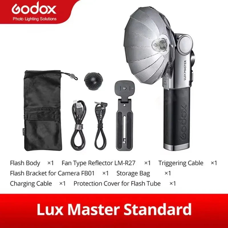 Godox Lux Master Retro Camera Flash Portable for Canon Sony Nikon Fuji Olympus Leica Pentax