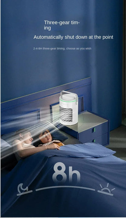 Desktop Air Conditioner Portable Air Conditioner Small Air Cooler Hydrocooling Portable Air Adjustment for Office Cooling Fans