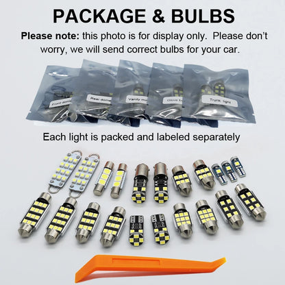 ZITWO Car Accessories LED Bulb Interior Dome Map Light Kit For Chevrolet Chevy Corvette C4 C5 C6 1984- 2009 2010 2011 2012 2013