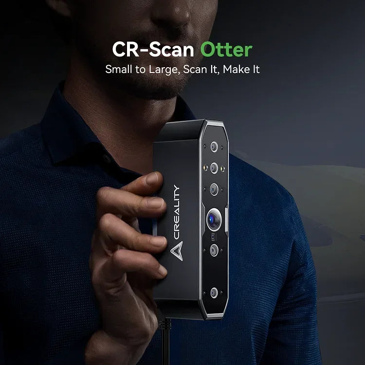 Creality CR-Scan Otter Portable Upgraded Handheld 3D Scanner 0.02mm Accuracy High Efficiency 20fps Speed Scanning Anti-shaking