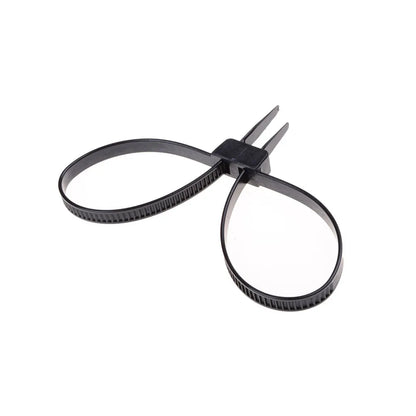 New And Quality 3 PCS/Lot Plastic Police Handcuffs Double Flex Cuff Disposable Handcuffs Zip Tie Cuff