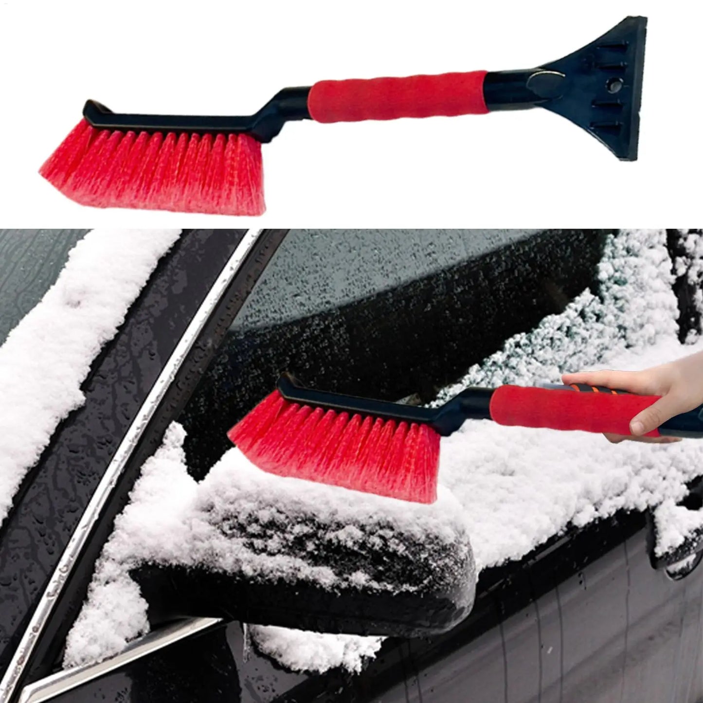 Ice Scrapers for Car Windshield Windshield Scraper for Ice and Snow Ergonomic Foam Grip Snow Cleaner for Car Window Ice Scraper