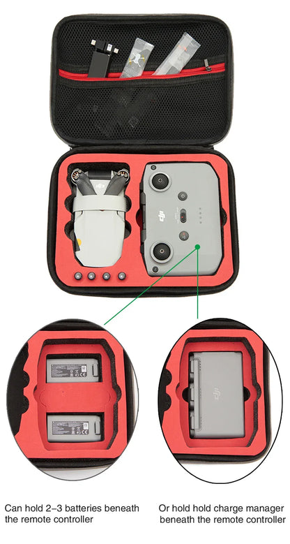 Handbag Portable Shockproof Box For DJI Mini 4K/DJI Mini 2/ Mini 2 SE Transport Case Drone Remote Control Accessorie Storage Bag