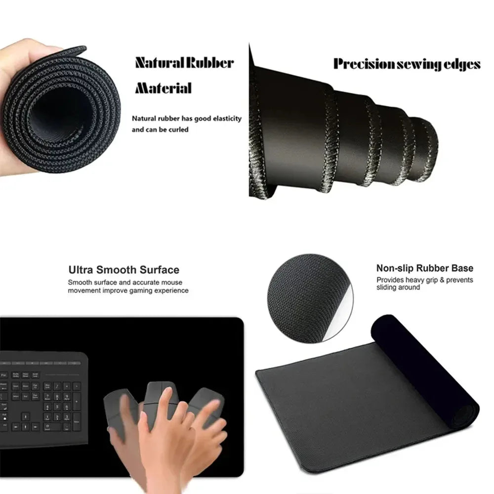 Game Blue Archive Mousepad Mouse Mat Desk Mat With Pad gaming accessories Prime Gaming XXL 1200x600x5mm Keyboard Pad