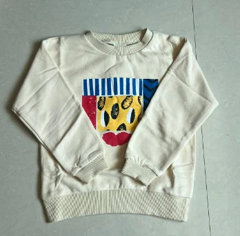 2025 Autumn Kids Sweaters Printed Girl Boy Casual Sweatshirts Long Sleeve Children Pullover Pant Set Clothes