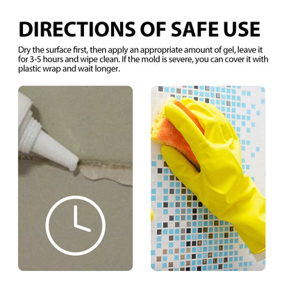 Mold Stain Cleaning Gel Household Doors Windows Walls Tile Gaps High-Efficiency Mildew Removal And Decontamination Cleaner 100ml