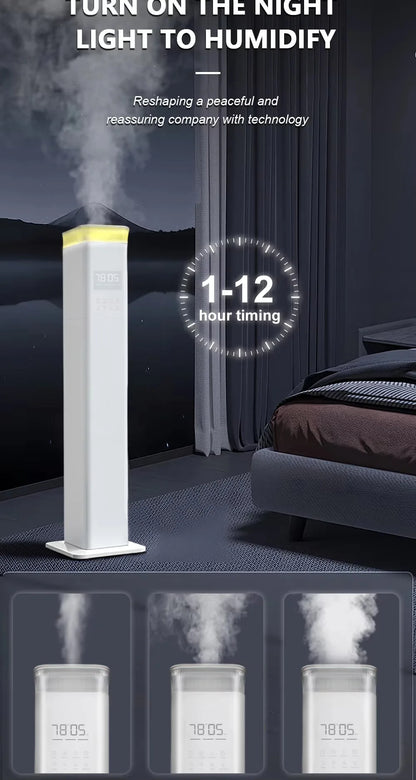 2025 New 13L Smart Humidifier with Warm Mist & Cool Mist Dual Mode, 360° Nozzle Energy Saving, Easy Clean for Home Office
