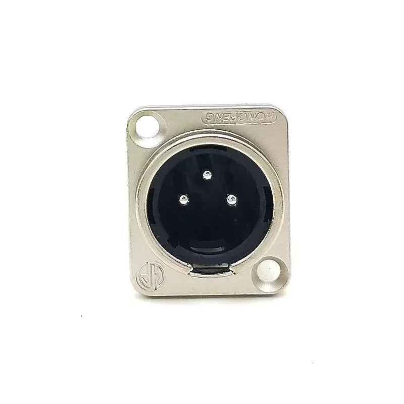 5/20/100Pcs XLR 3/4/5Pin Plug Male Female Jack XLR Socket with Copper Contact Panel Connector for Audio Microphone