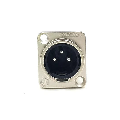 5/20/100Pcs XLR 3/4/5Pin Plug Male Female Jack XLR Socket with Copper Contact Panel Connector for Audio Microphone