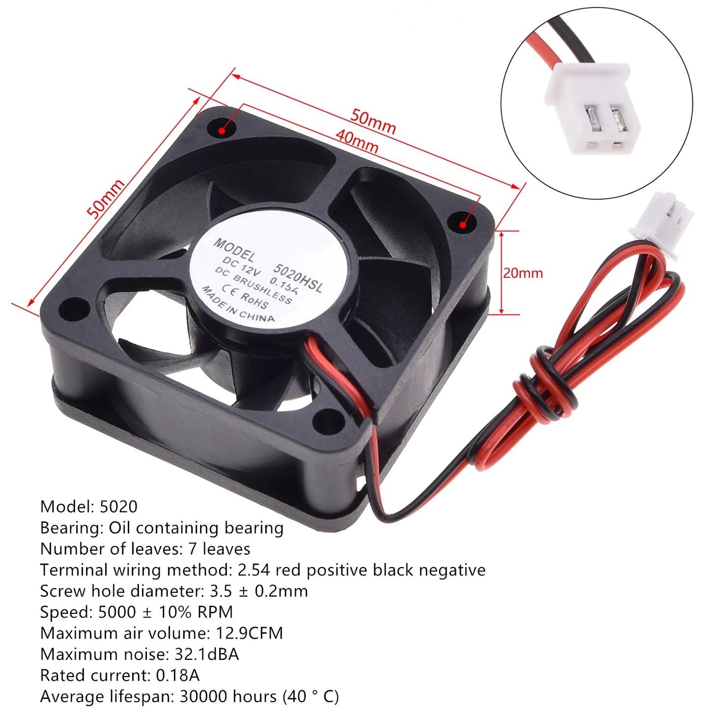 Silent DC12V Brushless Oil Content Cooling fan，for Power Supply Toy Chassis Multiple Sizes Available 2 3 4 5 6 7 8 9CM Silent